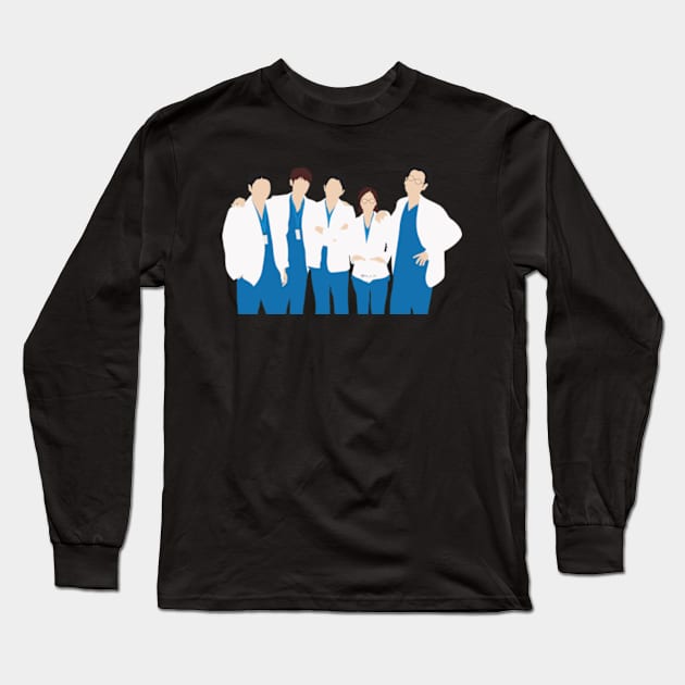 Hospital Playlist Korean drama Long Sleeve T-Shirt by ayshatazin